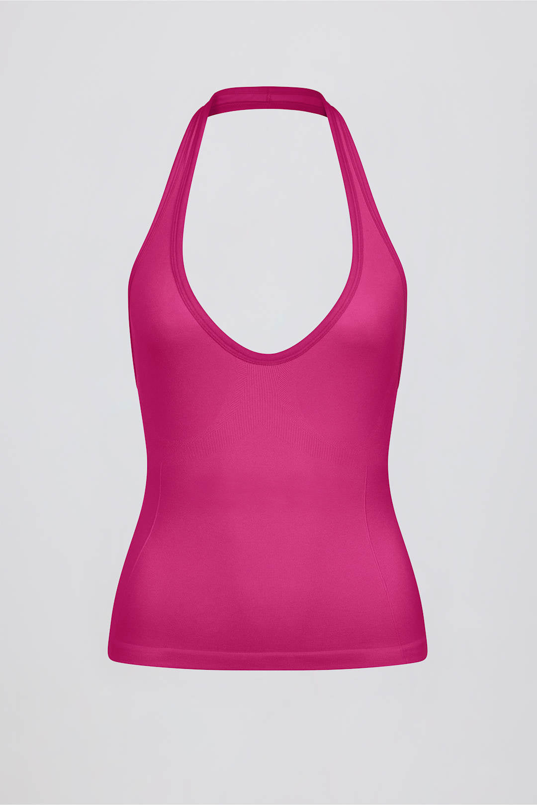 Define Luxe Halterneck Tank Top in White