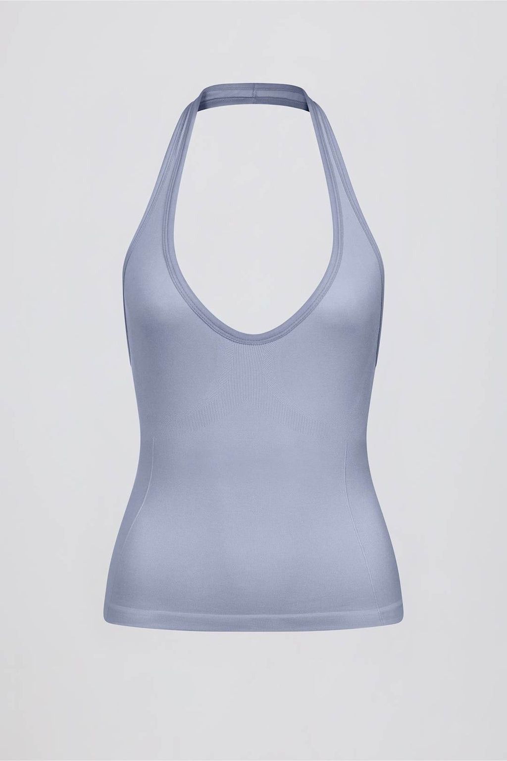 Define Luxe Halterneck Tank Top in White