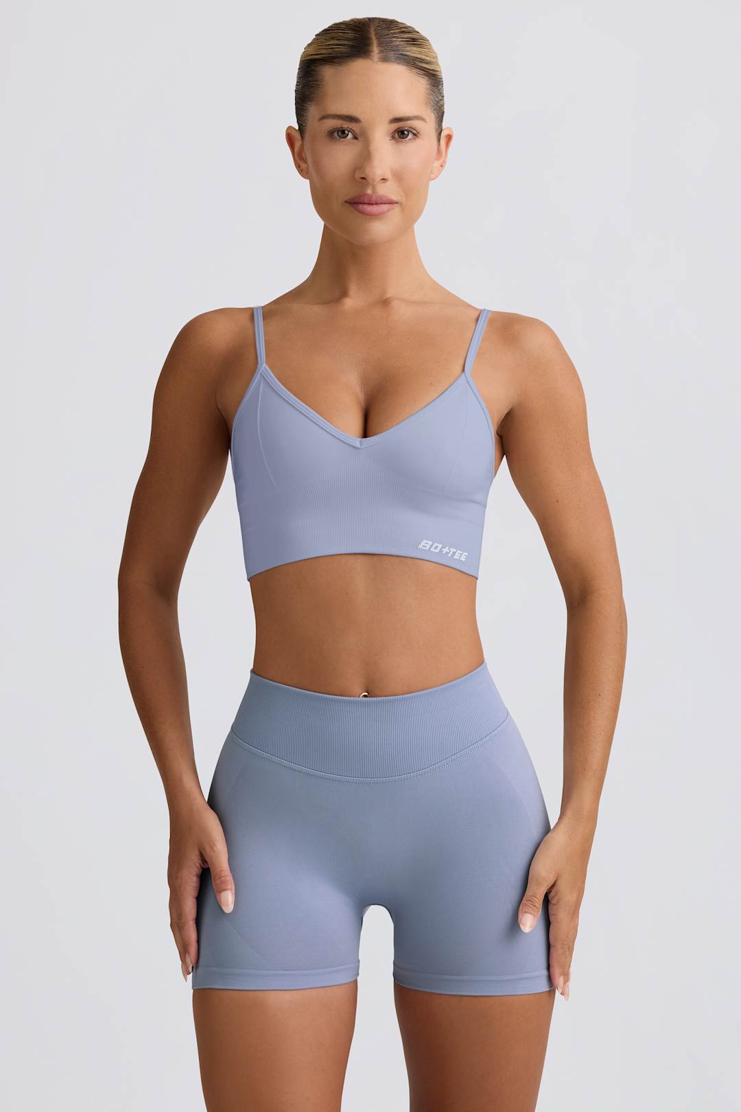 Define Luxe Mini Shorts in Lilac