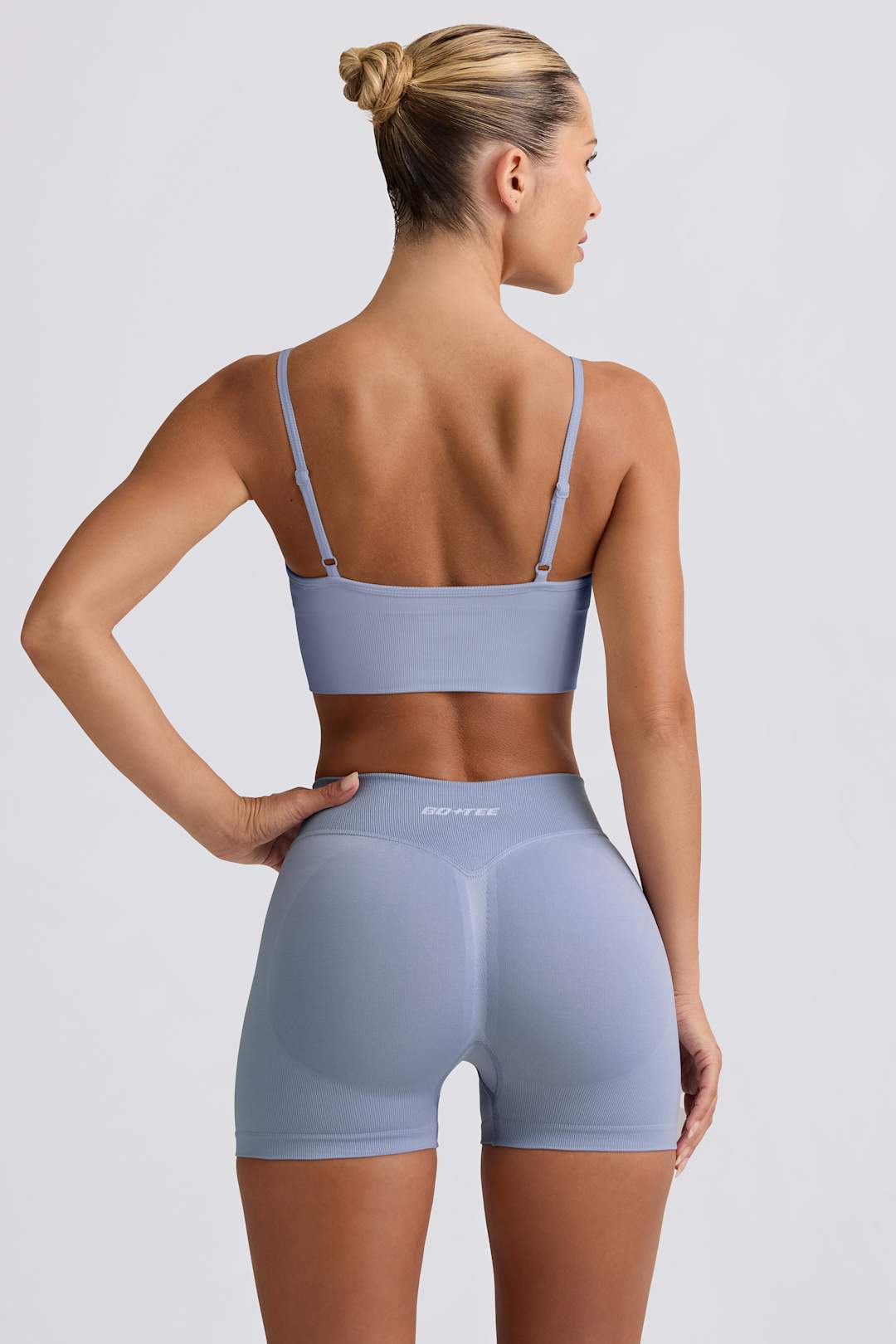 Define Luxe Mini Shorts in Lilac
