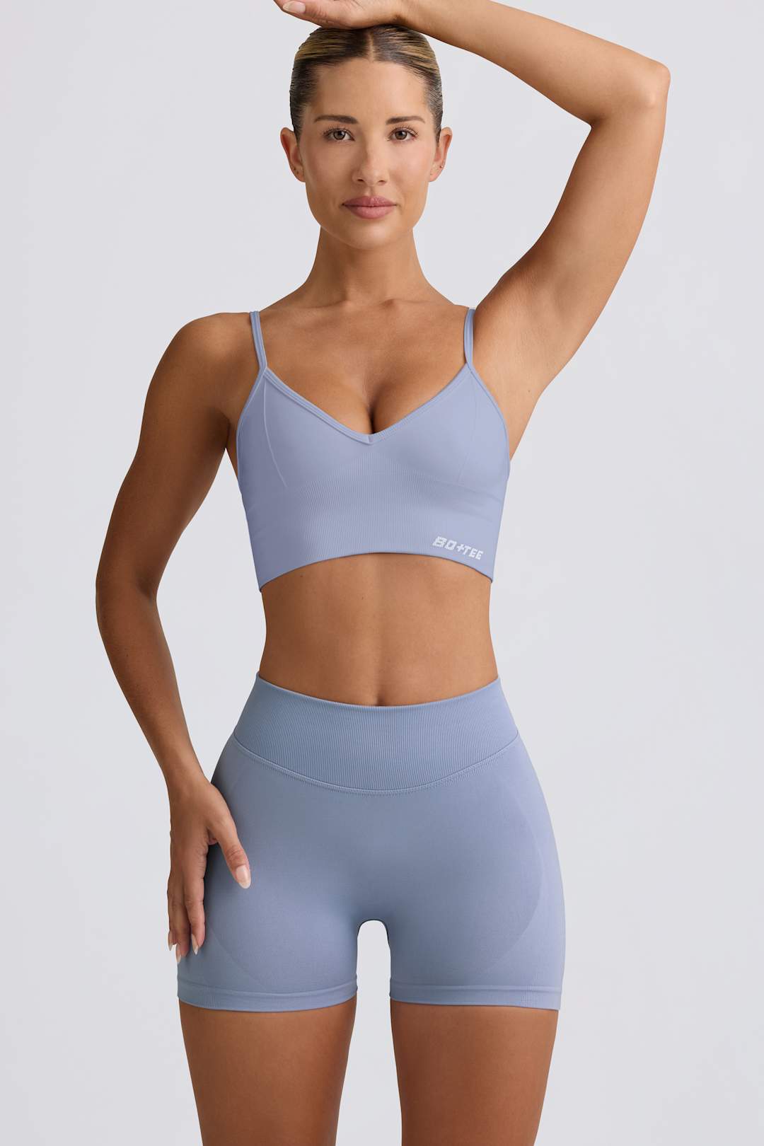 Define Luxe Mini Shorts in Lilac