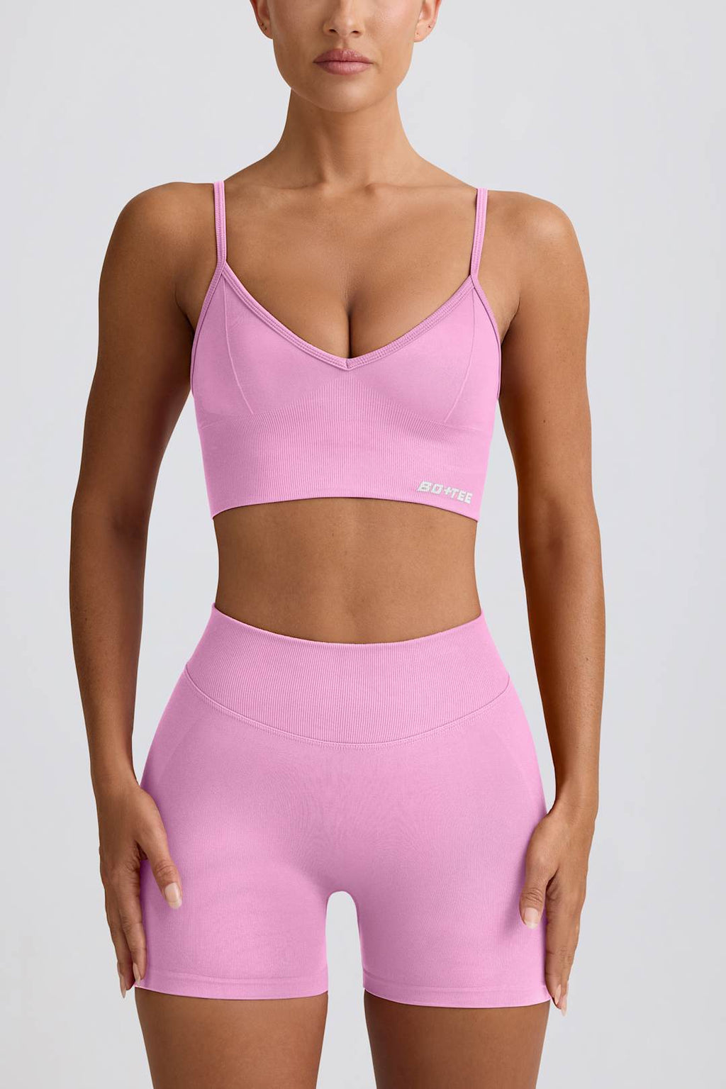 Define Luxe Mini Shorts in Lilac