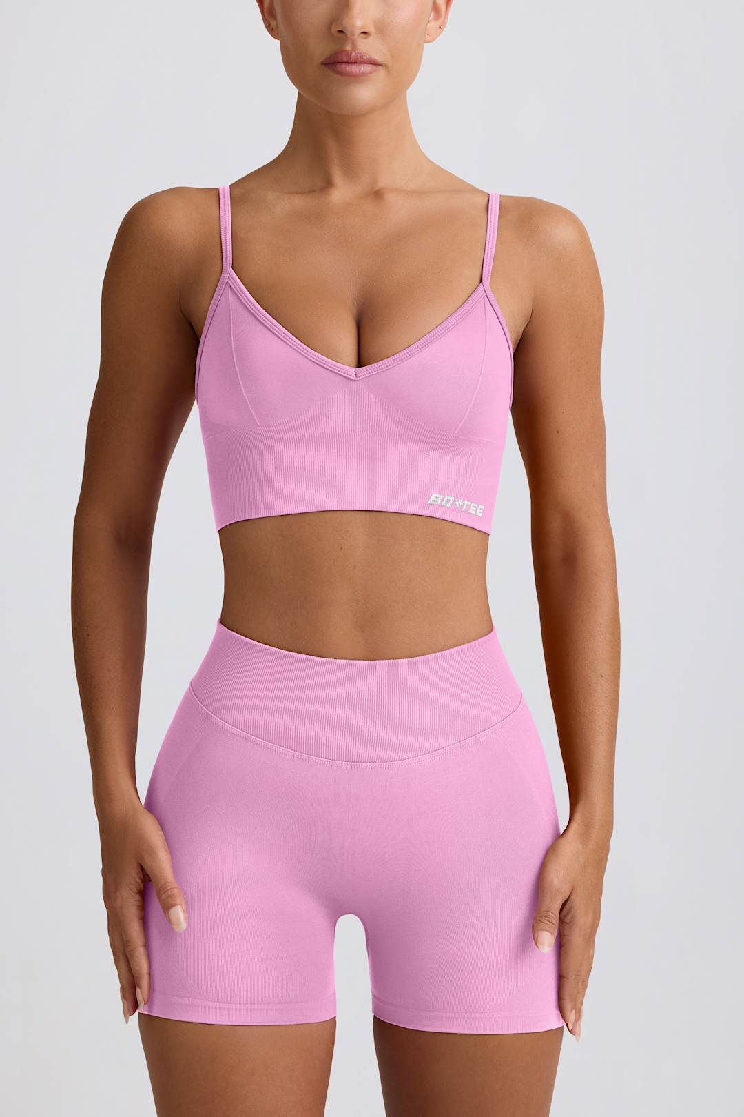 Define Luxe Mini Shorts in Lilac