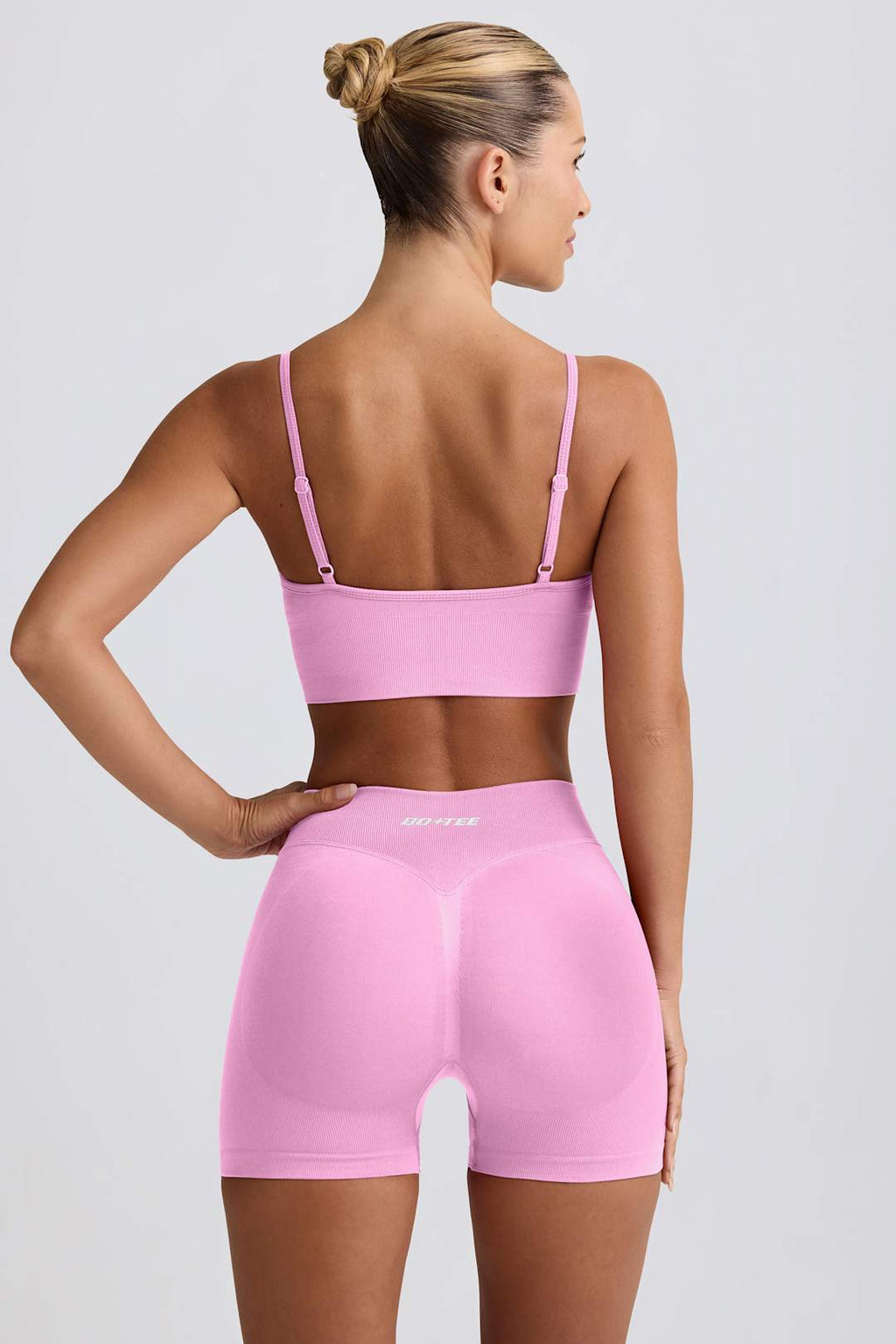 Define Luxe Mini Shorts in Lilac