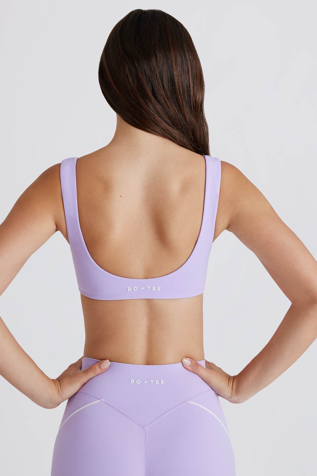 Soft Active Twist-Front Sports Bra in Lemon